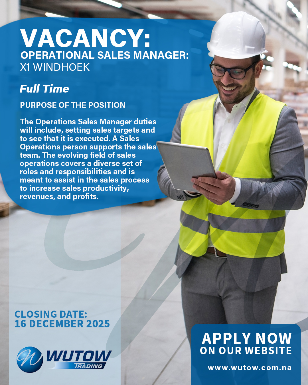 Vacancy-Opperational-Sales-Manager--Windhoek-IG-post